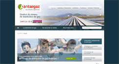 Desktop Screenshot of antargaz-distribution.com